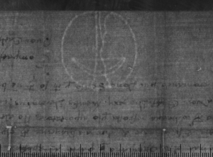 Письмо к Федерико Бени ди Лука; 1472 г.; Архив СПбИИ РАН. ЗЕС. Колл. 1. Карт. 11. № 31.